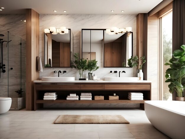 Photographie d'intérieur de la maison Design de salon moderne Décoration de la maison contemporaine Meubles élégants ima