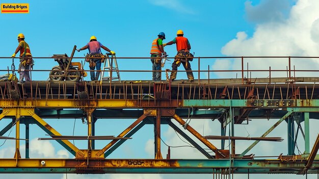 Une photographie intitulée Construire des ponts