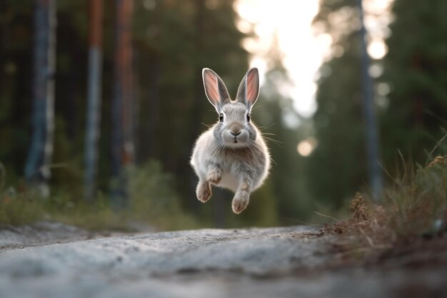 Photo une photographie de lapin