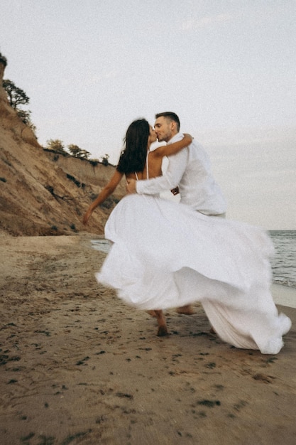 Photographie de mariage en mer