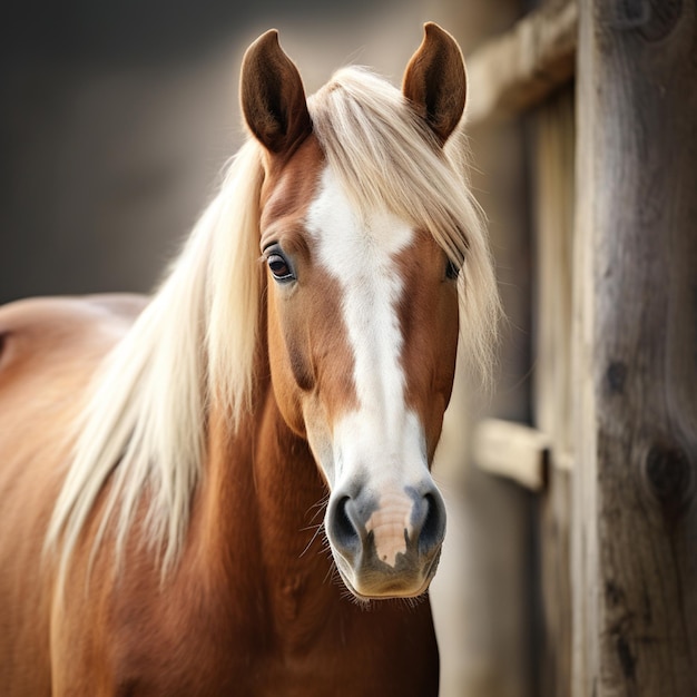 la photographie et la peinture des chevaux se tiennent à côté d'une clôture en bois