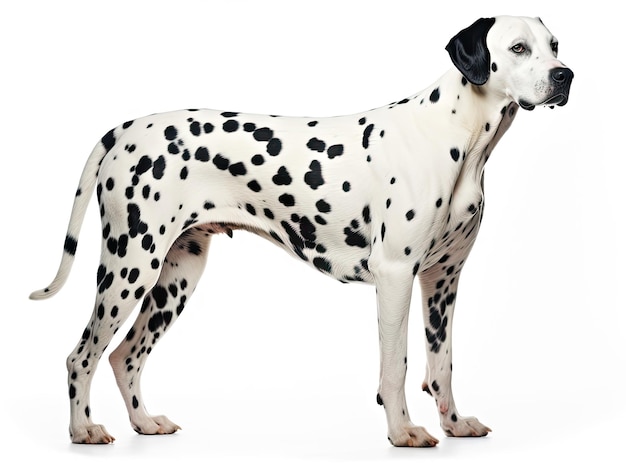 photographie de photo de chiot chien isolé sur fond blanc