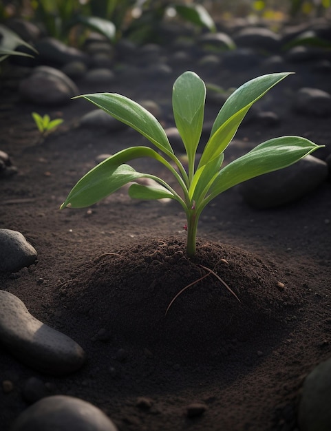 Photo photographie des plantes pour la journée de la terre