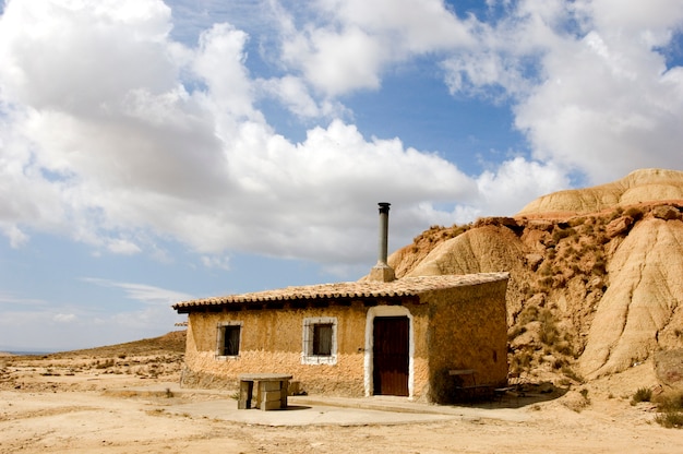 Photographie prise dans le désert de Bardenas Reales