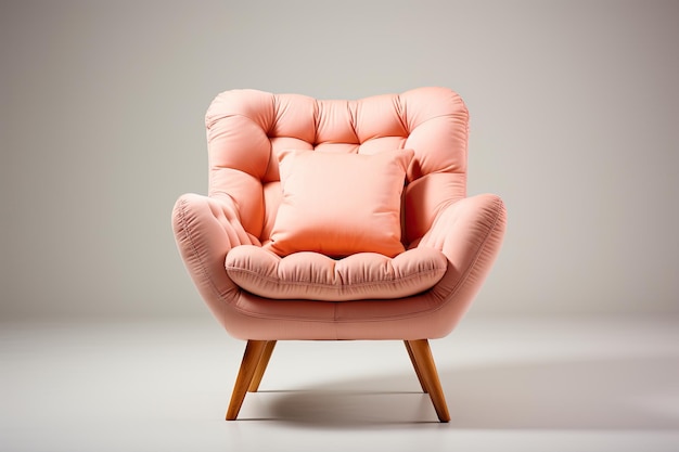 photographie de produit de fauteuil scandinave minimaliste