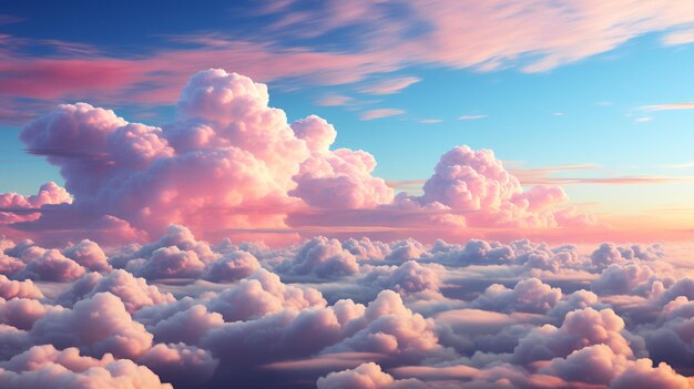 Photo photographie professionnelle du motif des nuages