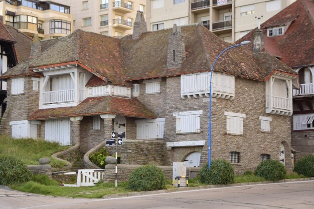 La photographie de rue de l'architecture Mar del Plata Buenos Aires Argentine