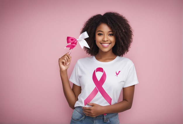Photo photographie de sensibilisation au cancer du sein