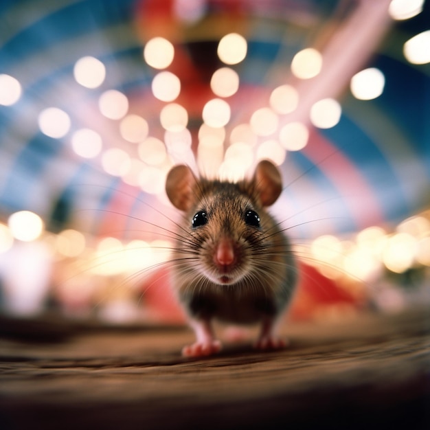 Photo une photographie d'une souris mignonne et adorable