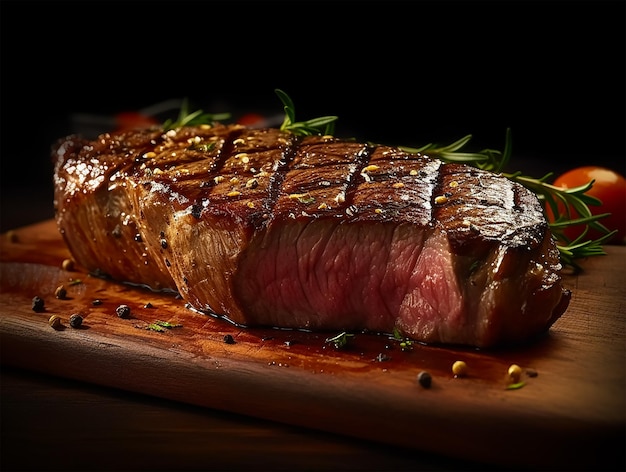 Photographie de steak de boeuf steak house