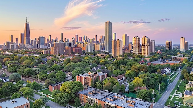 La photographie de stock des quartiers dynamiques du centre-ville