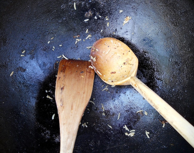 Photo photographie à thème beau riz pilaf grillé savoureux