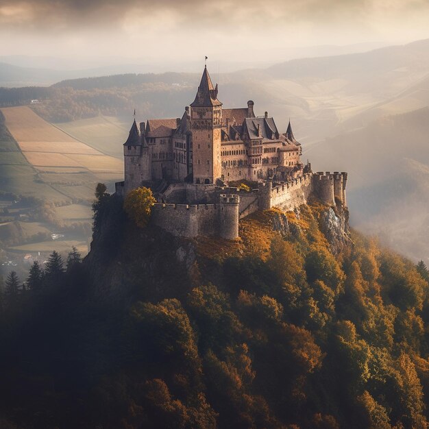 Photo photographier avec un château