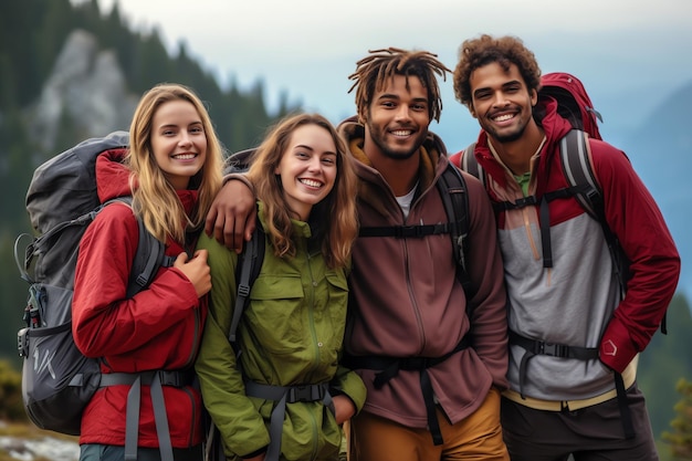 Photographier un groupe d'aventuriers