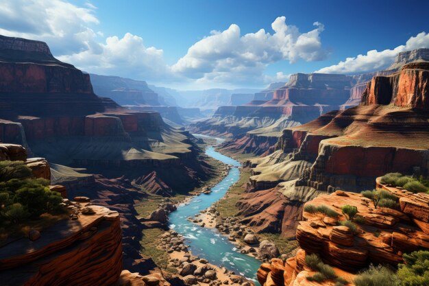 Photo des photographies du grand canyon mettant en valeur l'immensité et la beauté naturelle