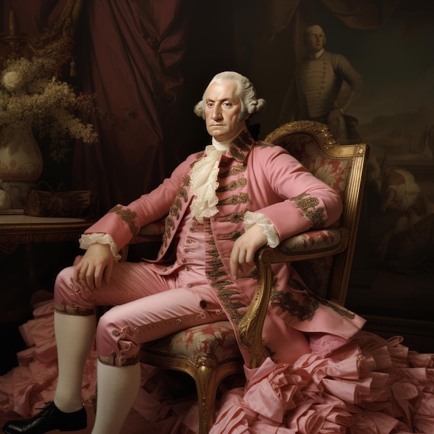 Le photoréalisme exquis de George Washington Un portrait captivant d'un père fondateur
