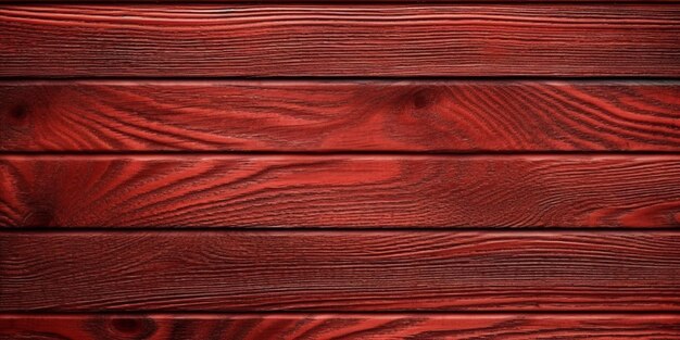 Photo photoréalisme de fond de texture en bois rouge généré par l'ia