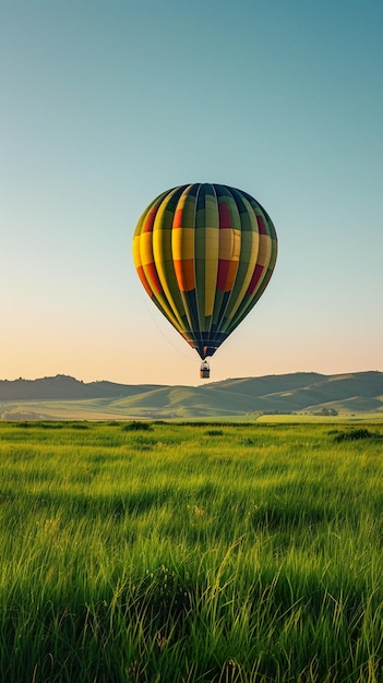 Photoréaliste des aéronefs sous forme de ballon aérien