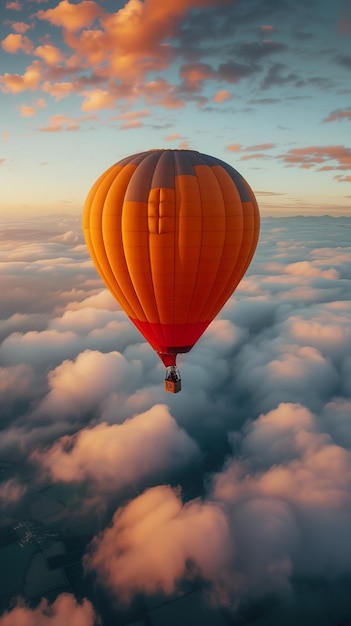 Photoréaliste des aéronefs sous forme de ballon aérien