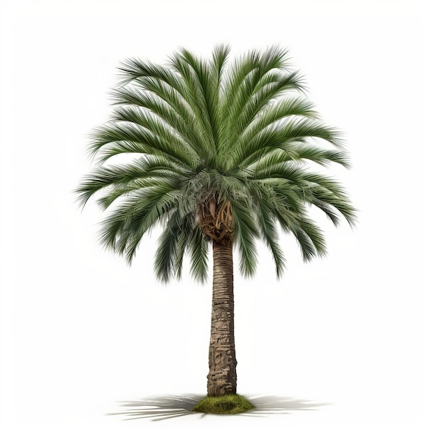 Photoréaliste épicéa sabal Palm Image sur fond blanc