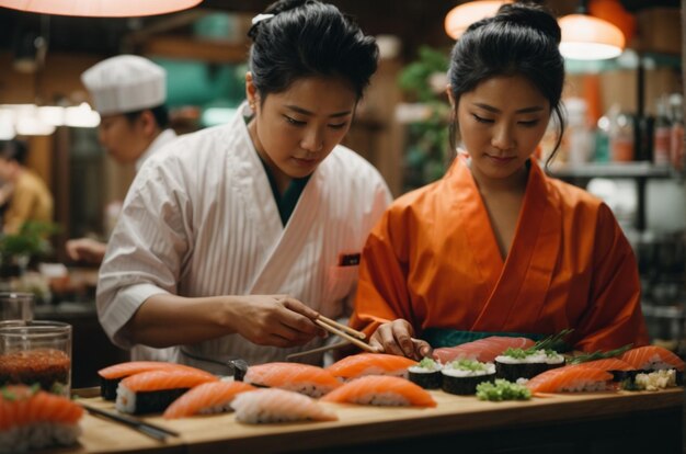 Des photos amusantes de la fête du sushi