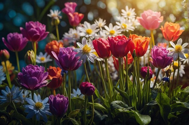 Des photos d'arrière-plan des fleurs merveilleuses