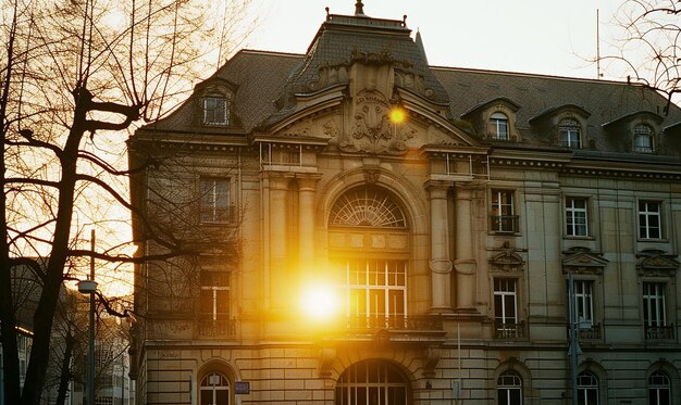 Photos de la banque axées sur l'architecture et la structure