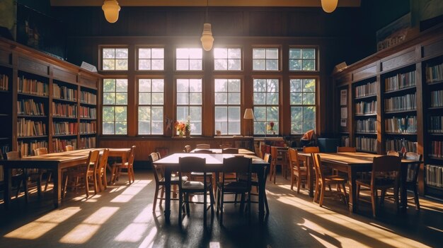 photos de la bibliothèque de l'école