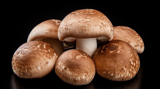 Des photos de champignons frais