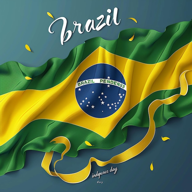 photos du Brésil Drapeau Le jour de l'indépendance du Brèsil
