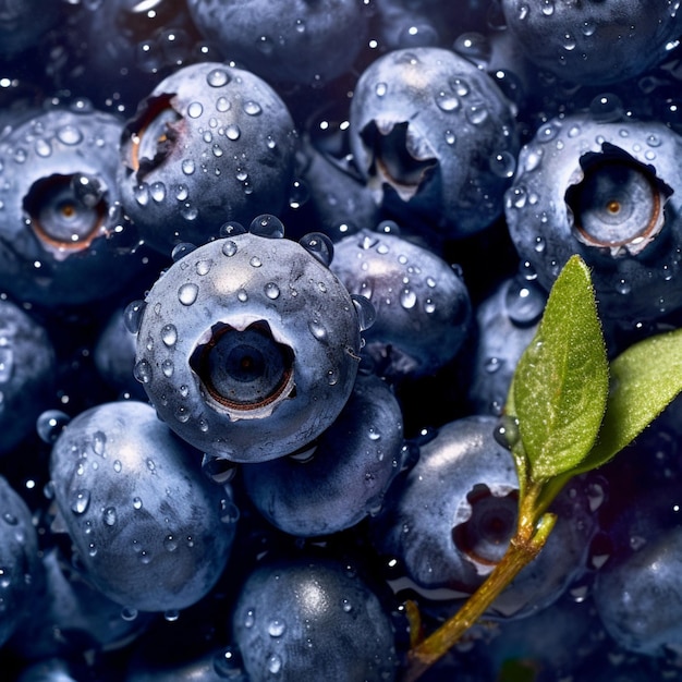 Photos du produit The Fresh Blueberry Background