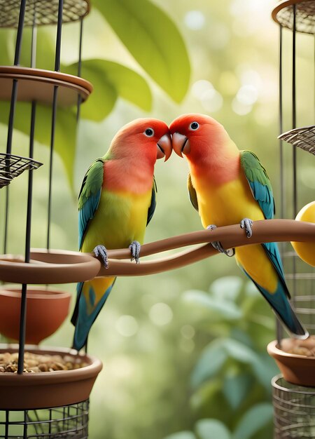 Des photos émouvantes de couples d'oiseaux affectueux