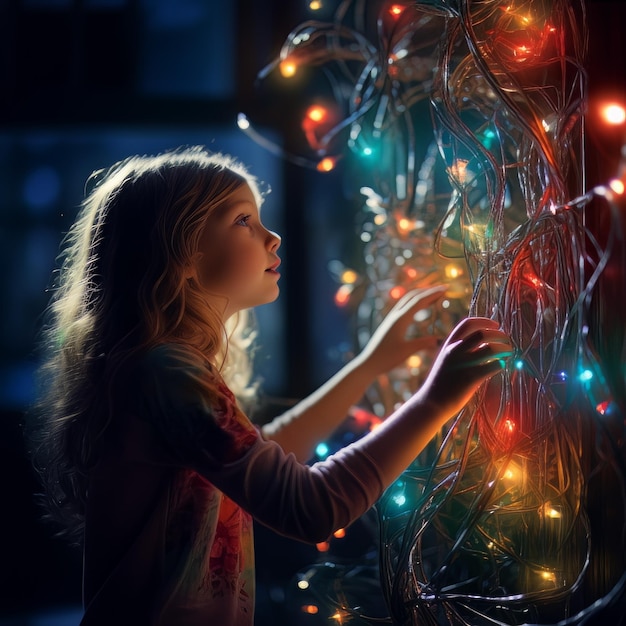 Des photos lumineuses de Noël