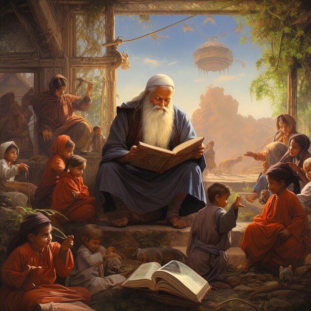 Photo photos de maharishi dayanand saraswati sur les enseignements de la vie, l'héritage et les contributions