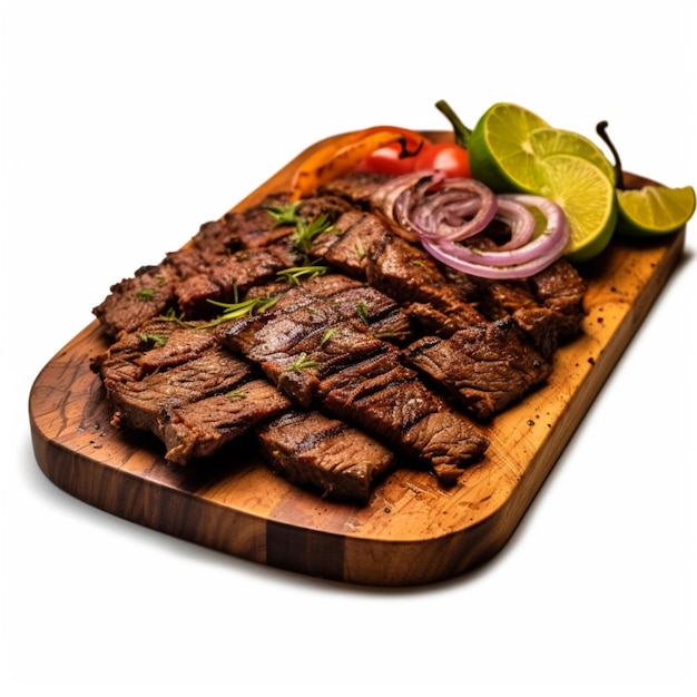 Photos de produits de photo de carne asada sans bac