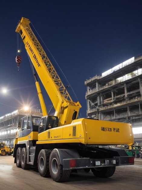 Photo des photos réalistes de grues lourdes