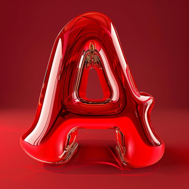 Des photos rendues en 3D d'alphabets