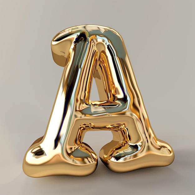 Des photos rendues en 3D d'alphabets