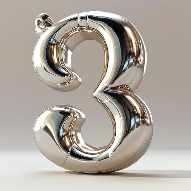 Des photos rendues en 3D d'alphabets