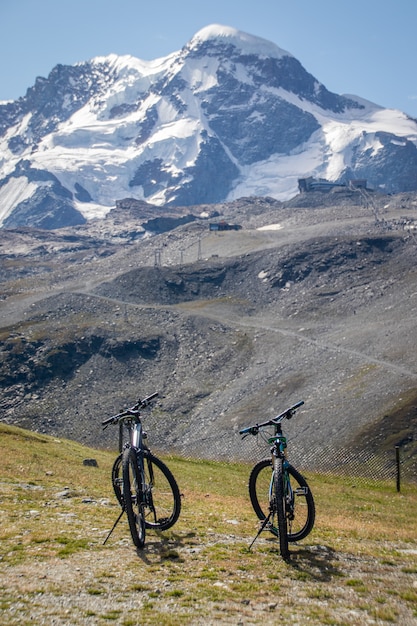 Photos de la ville et de la montagne de Zermat