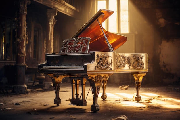 Photo piano ancien