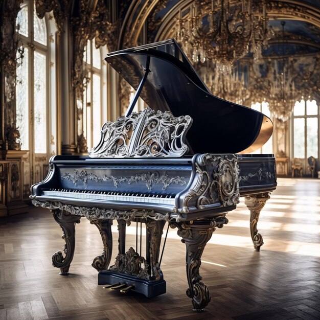 Photo un piano royal sur le château