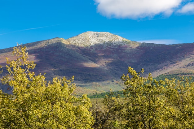 Pic d'Ocejon dans la Sierra de Ayllon, Guadalajara, Espagne