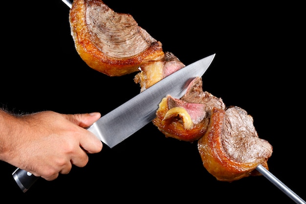 Picanha, barbecue traditionnel brésilien.