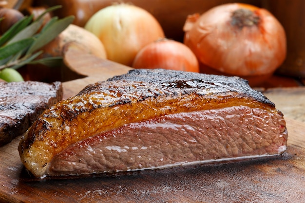 Picanha, barbecue traditionnel brésilien.