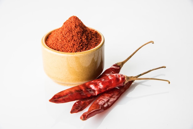 Épice indienne Piment rouge ou poudre de lal mirch