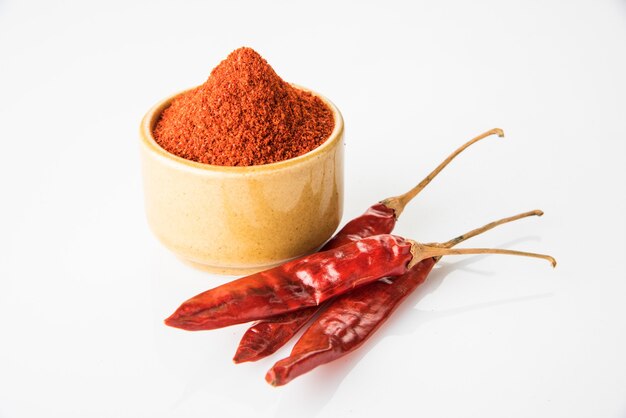 Épice indienne Piment rouge ou poudre de lal mirch