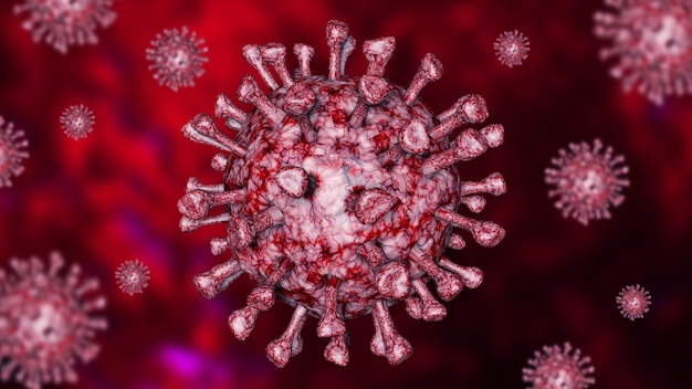 Épidémie de cellules de coronavirus
