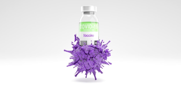 Épidémie de corona virus. Concept de protection contre les virus épidémiques. rendu 3D