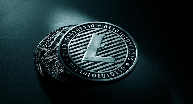 Pièce de crypto-monnaie numérique Litecoin